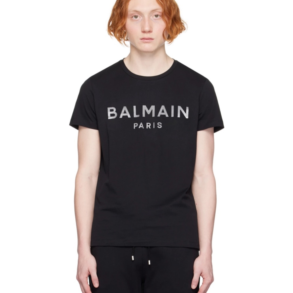 BALMAIN
Black Printed T-Shirt